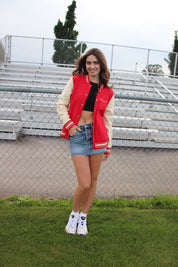 Wisconsin Fleece Letterman Jacket