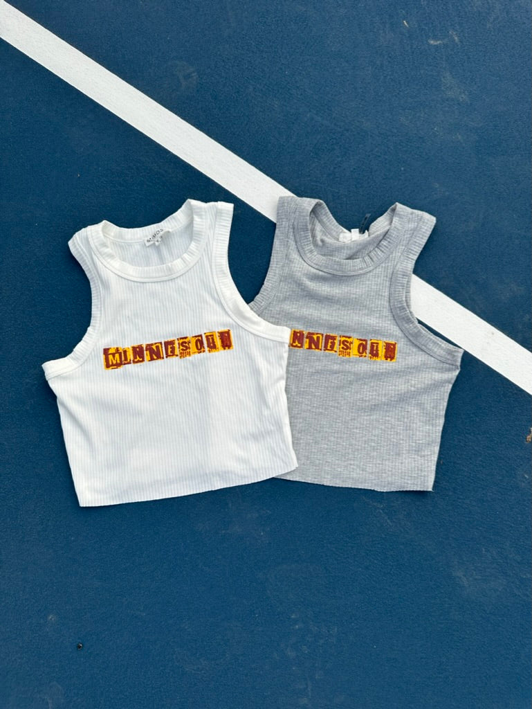 Minnesota Ransom High Neck Ribbed Tank