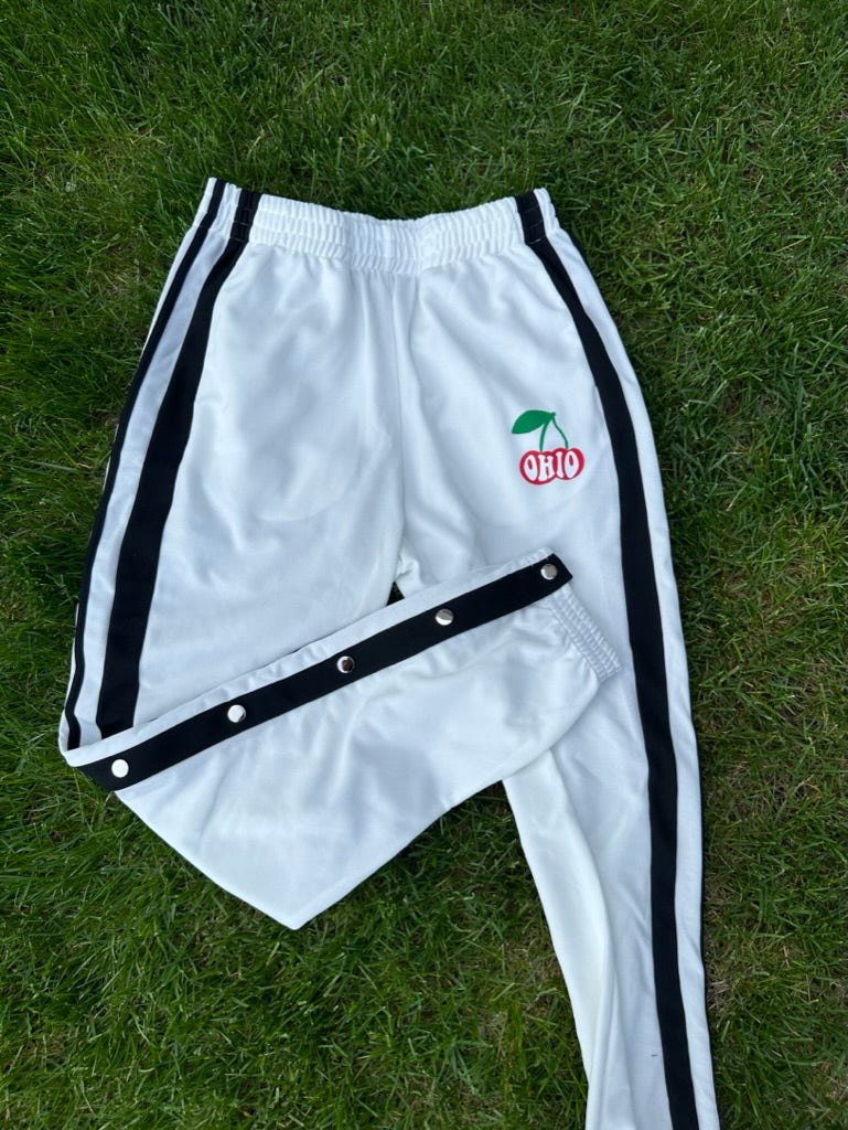 Ohio Cherries Snap Track Pants