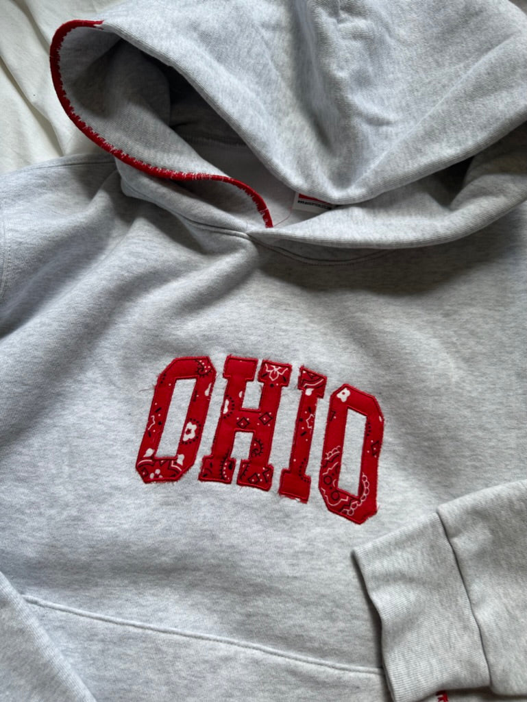 Ohio Bandana Stitch Hoodie