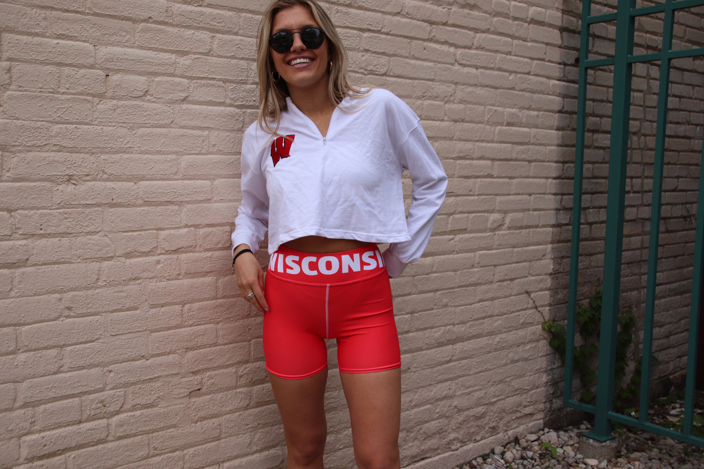 Wisconsin Banded Biker Shorts