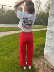 Wisconsin Race Team Crop Champion Tee