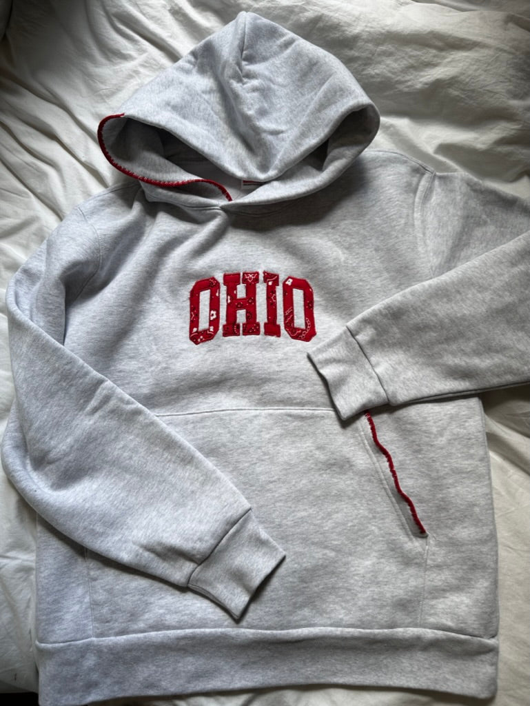 Ohio Bandana Stitch Hoodie