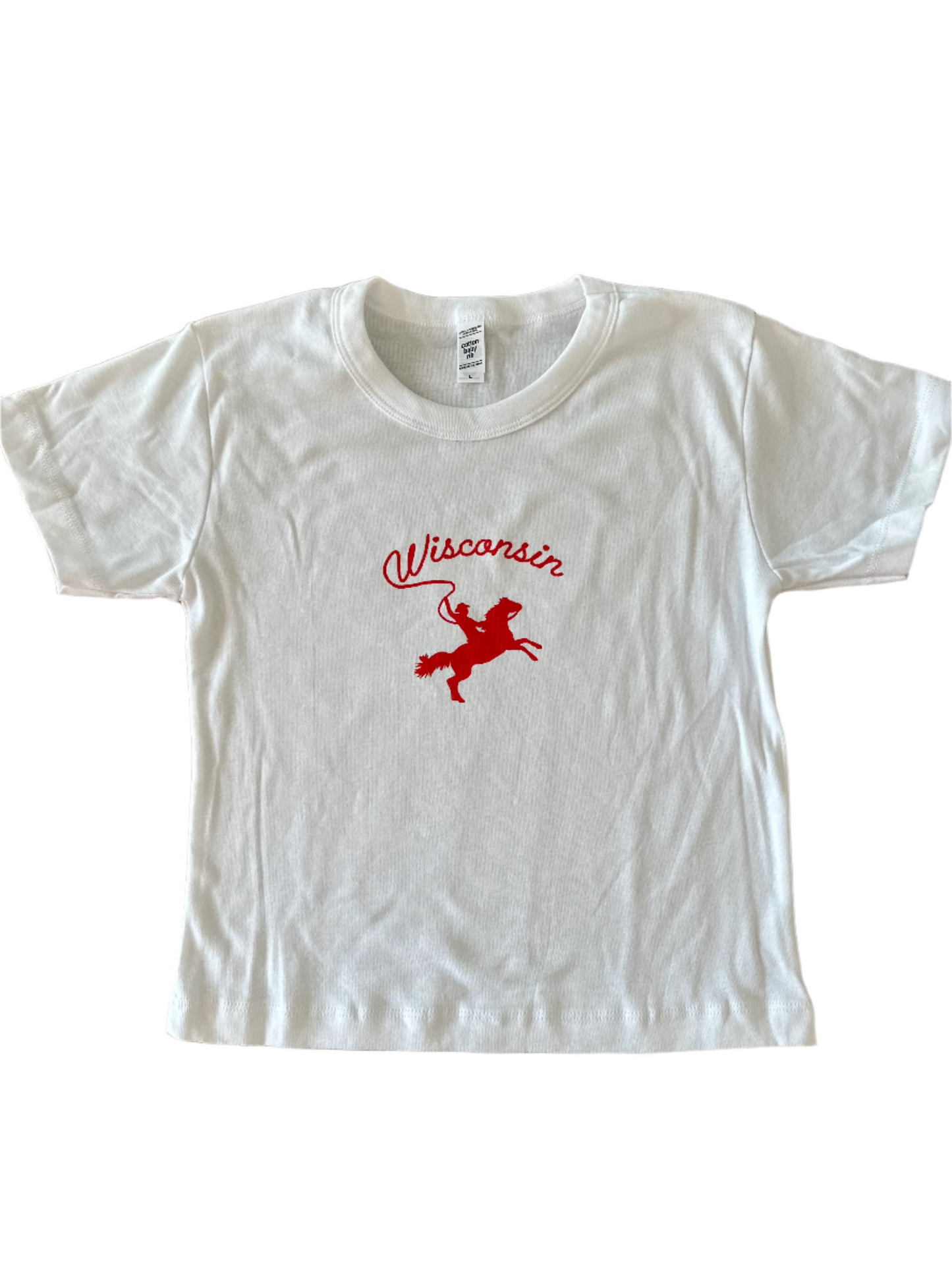 Wisconsin Lasso Baby Tee
