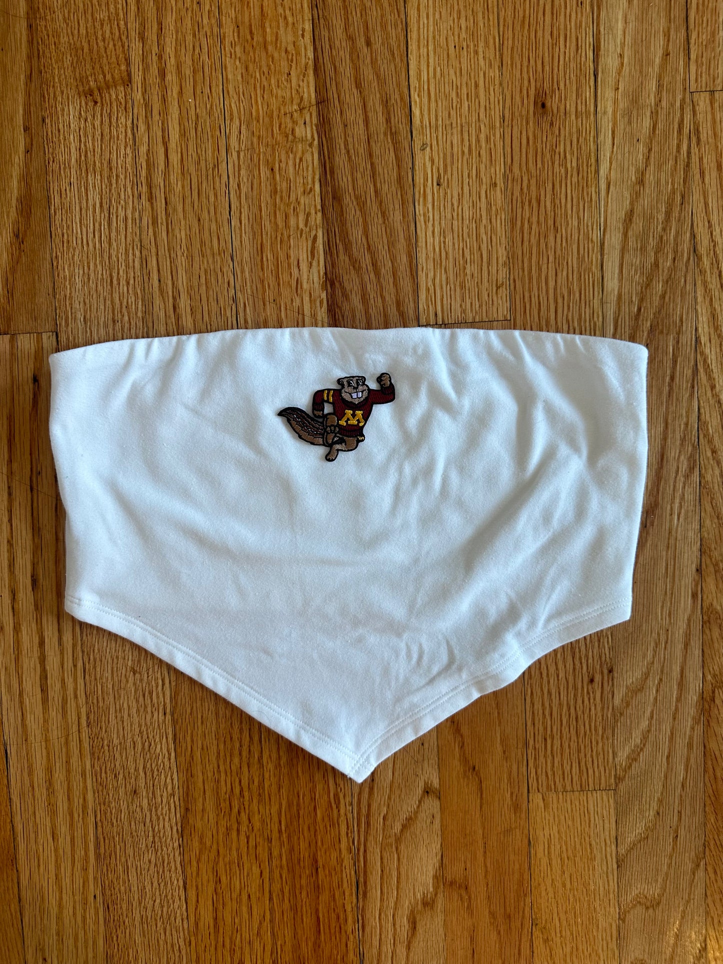 Goldy Patch Bandana Tube Top