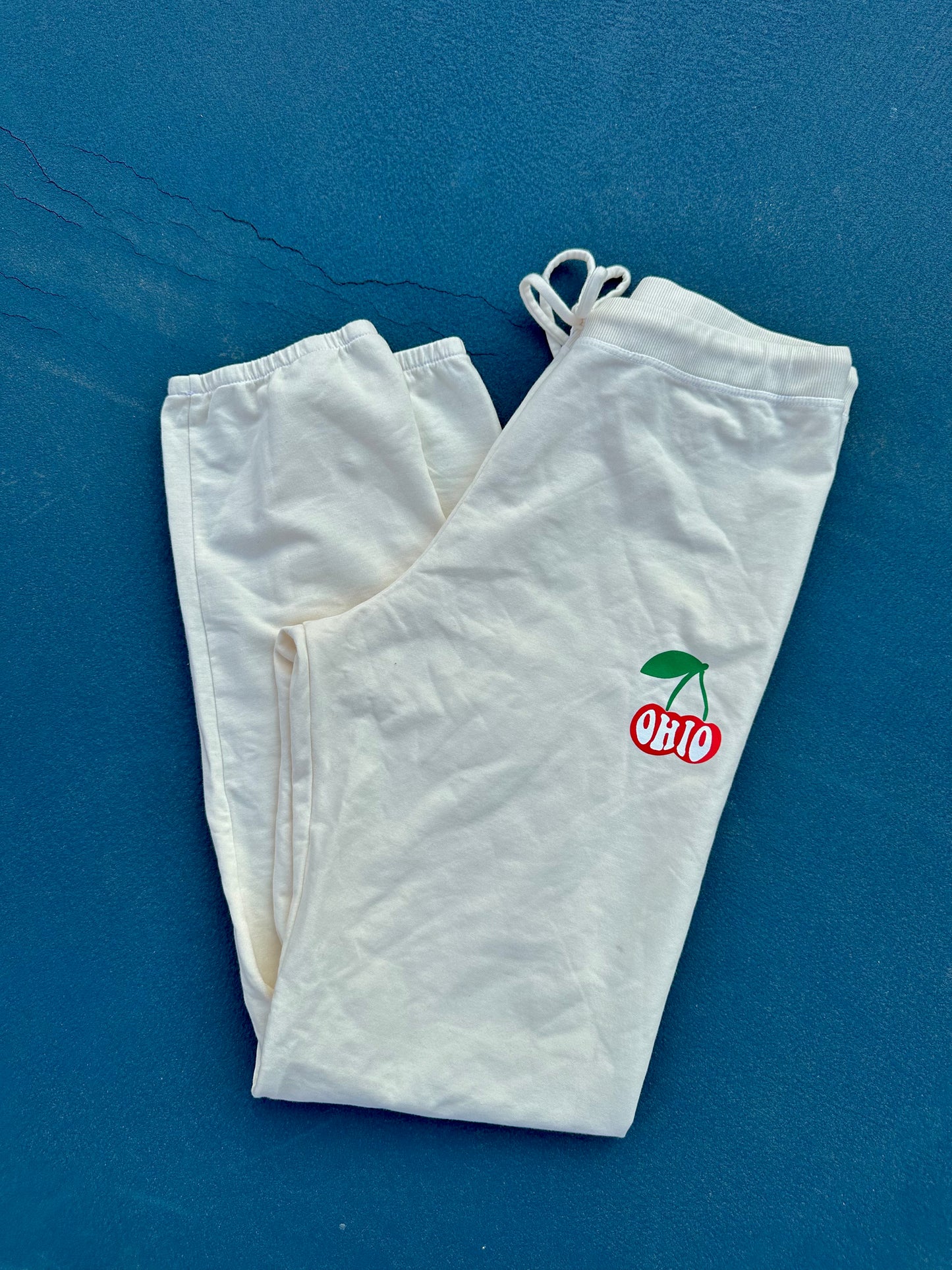 Ohio Cherries Baby Terry Joggers