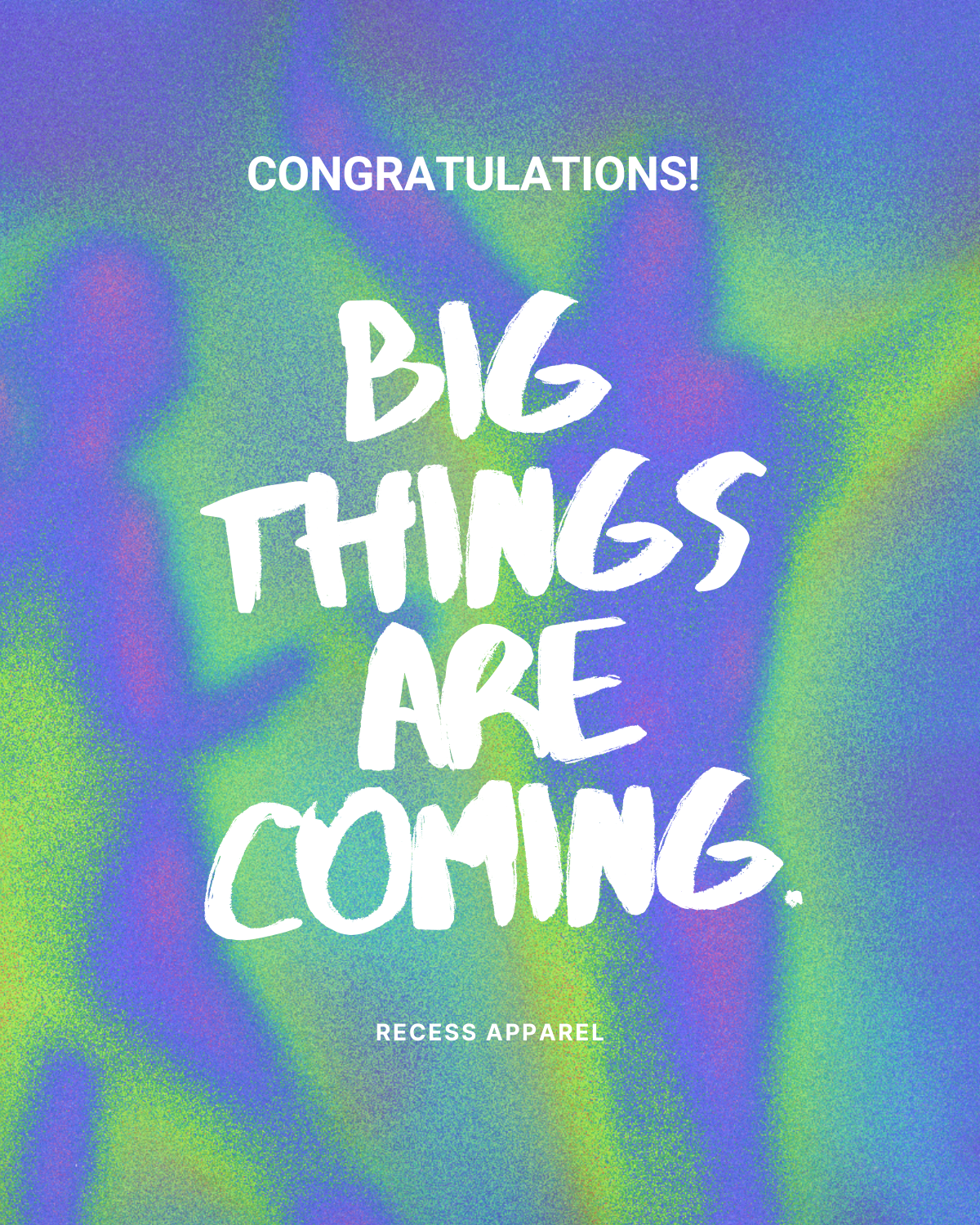 Big Things Coming E-Gift Card