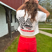 Wisconsin Race Team Crop Champion Tee