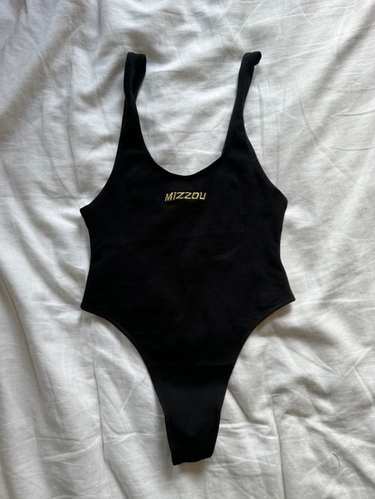 Mizzou Scoop Neck Bodysuit