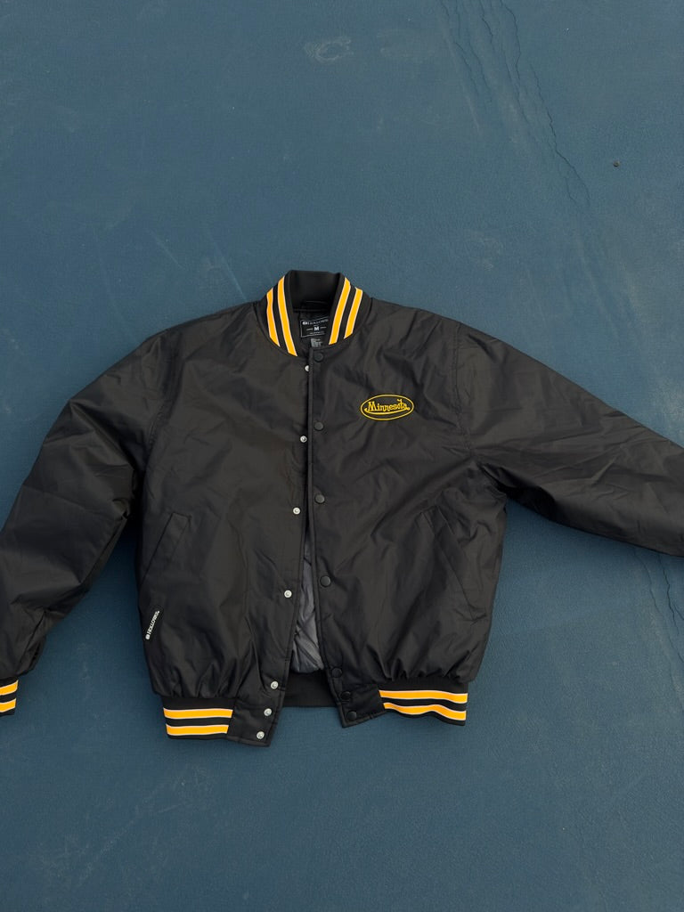 Minnesota Trucker Varsity Bomber Jacket
