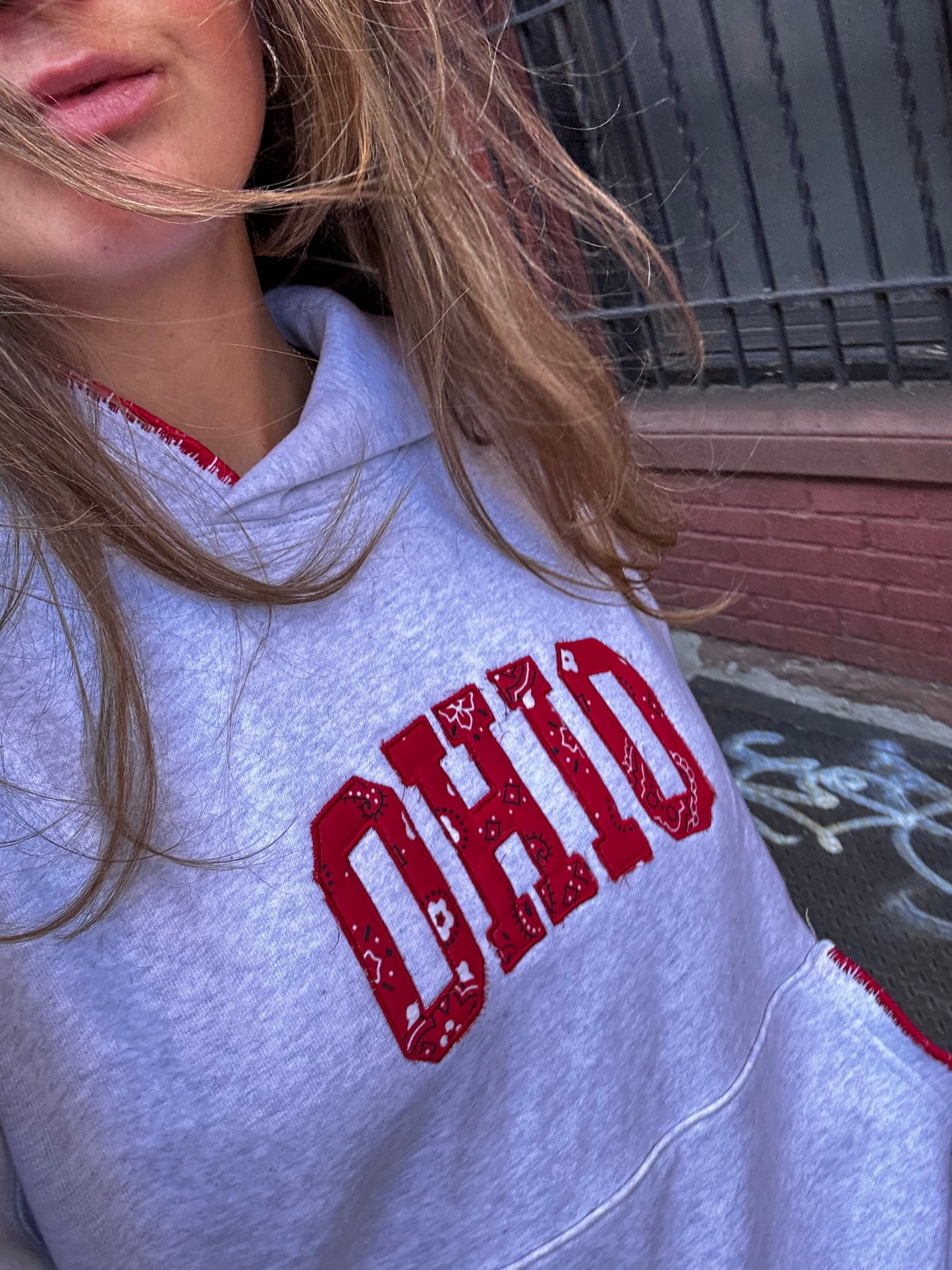 Ohio Bandana Stitch Hoodie