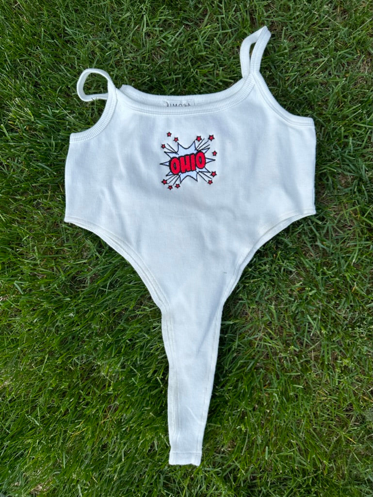 Ohio cut out bodysuit