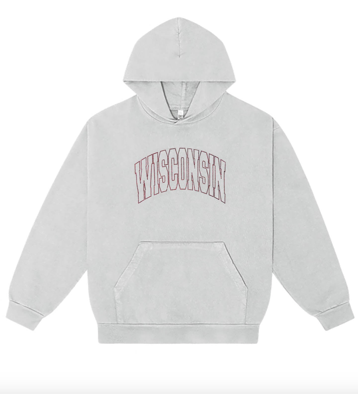 Wisconsin Rhinestone Hoodie – Recess Apparel