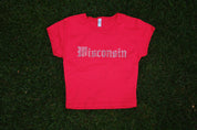 Wisconsin Rhinestone Freshman Tee