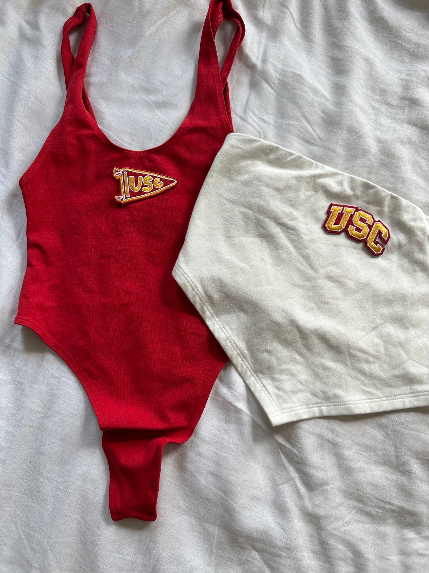 USC Patch Bandana Tube Top