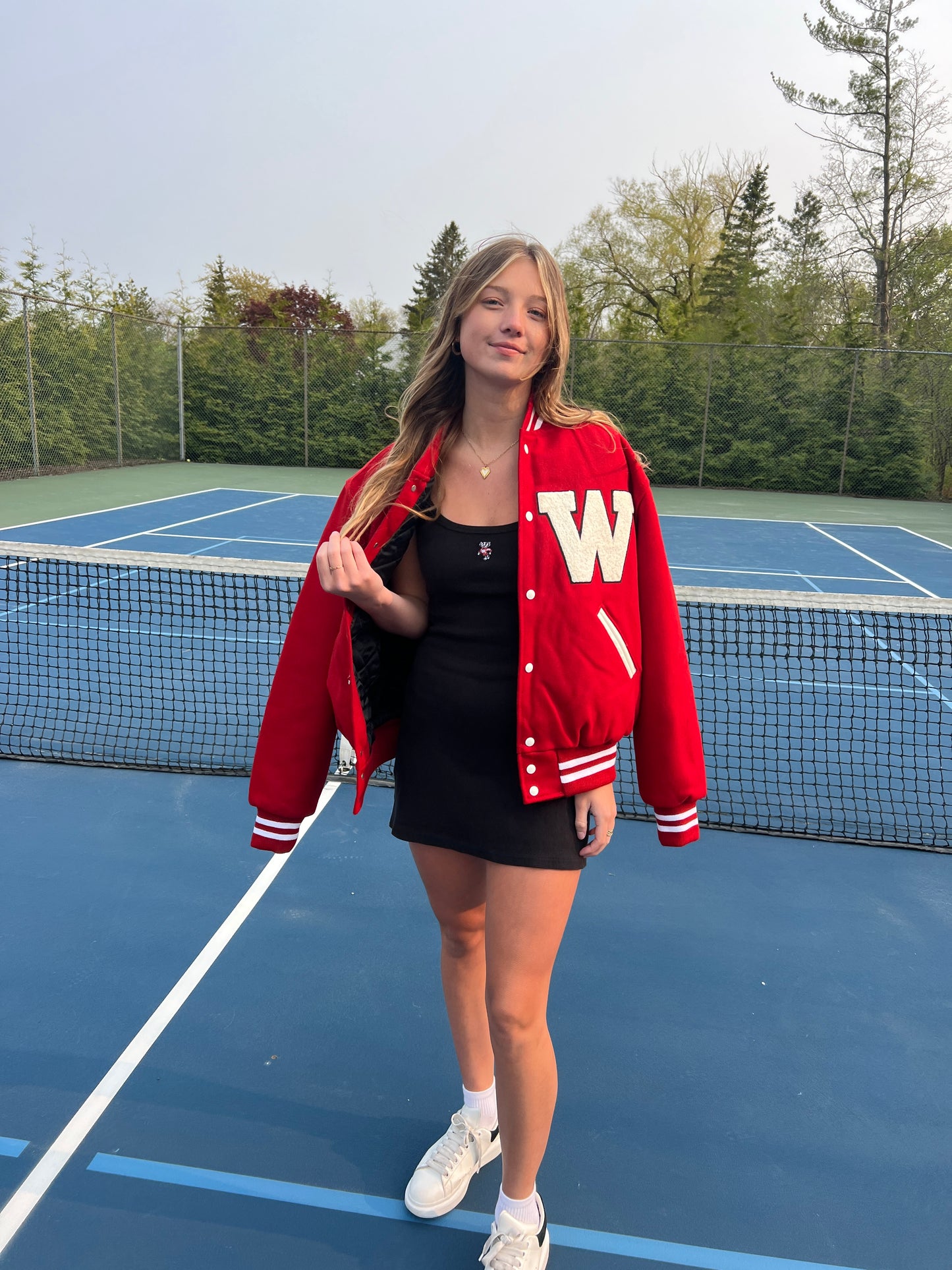 Wisconsin Mini Patch Ribbed Dress