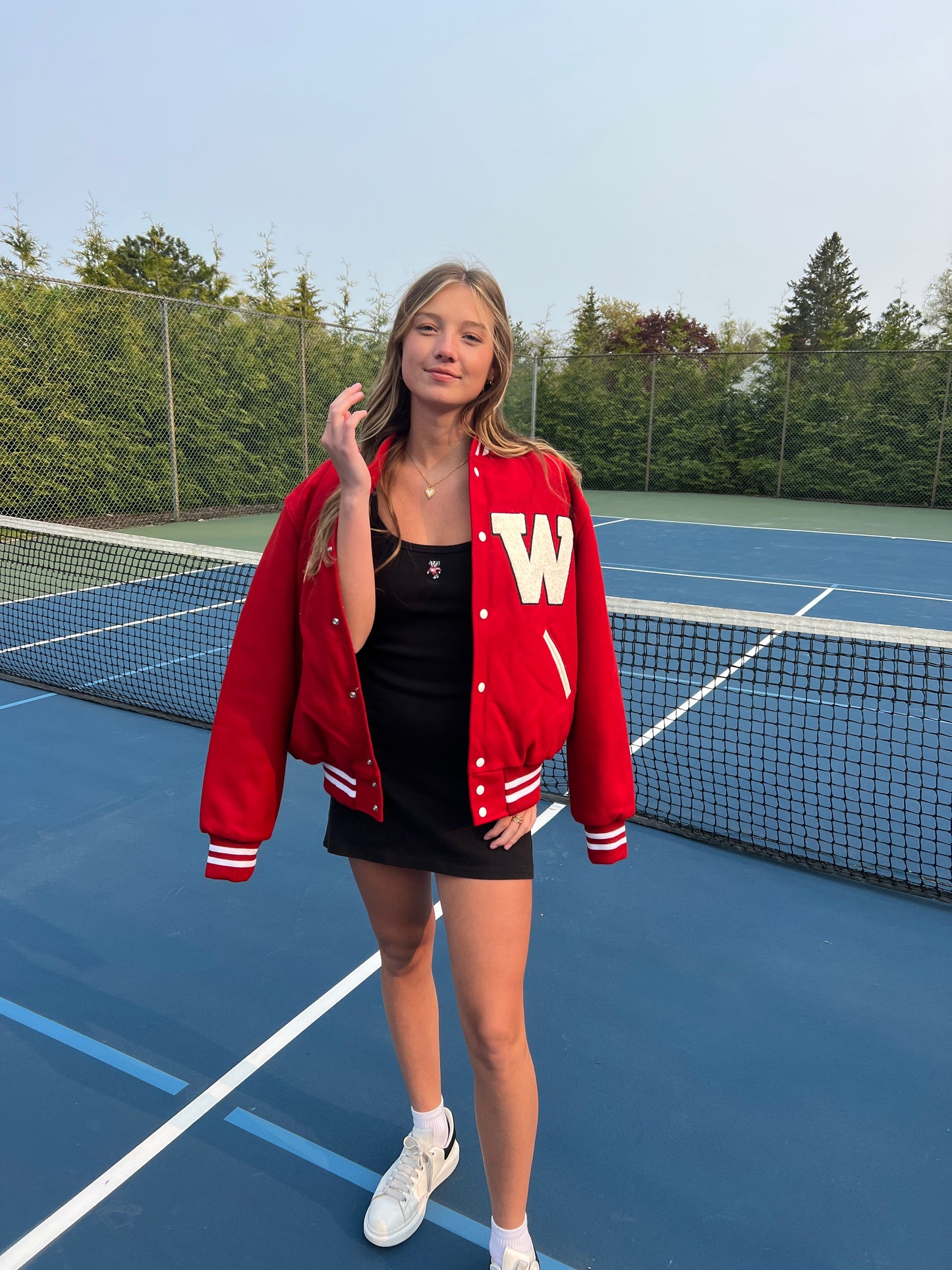 Wisconsin Mini Patch Ribbed Dress