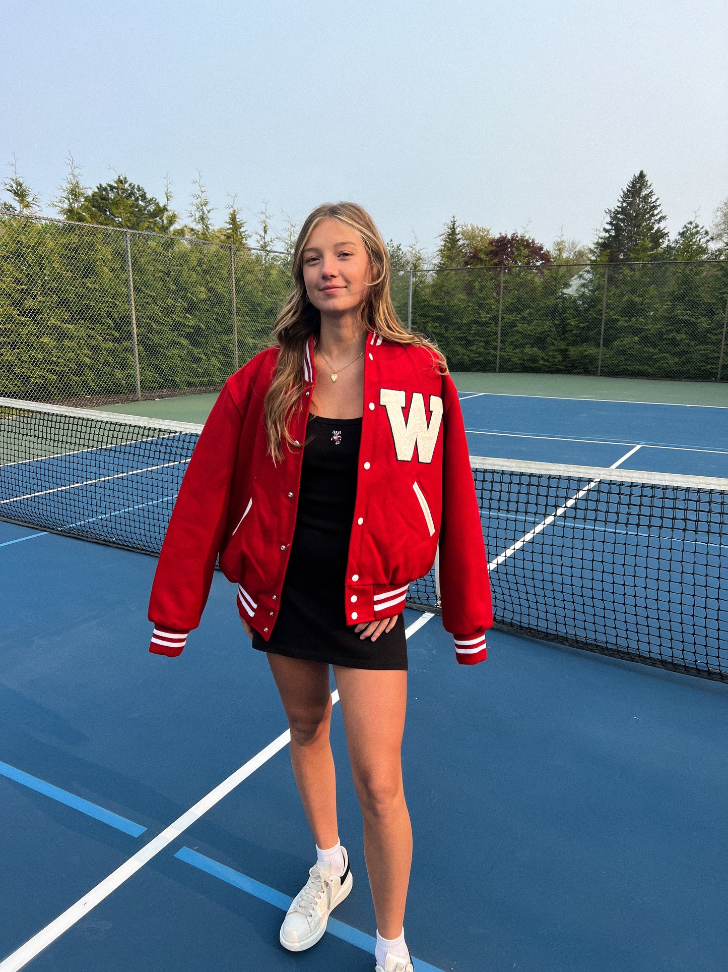 Wisconsin Mini Patch Ribbed Dress