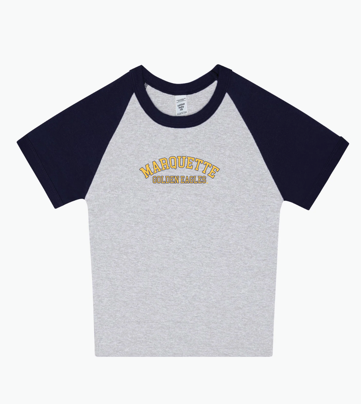Marquette Crop Dugout Tee