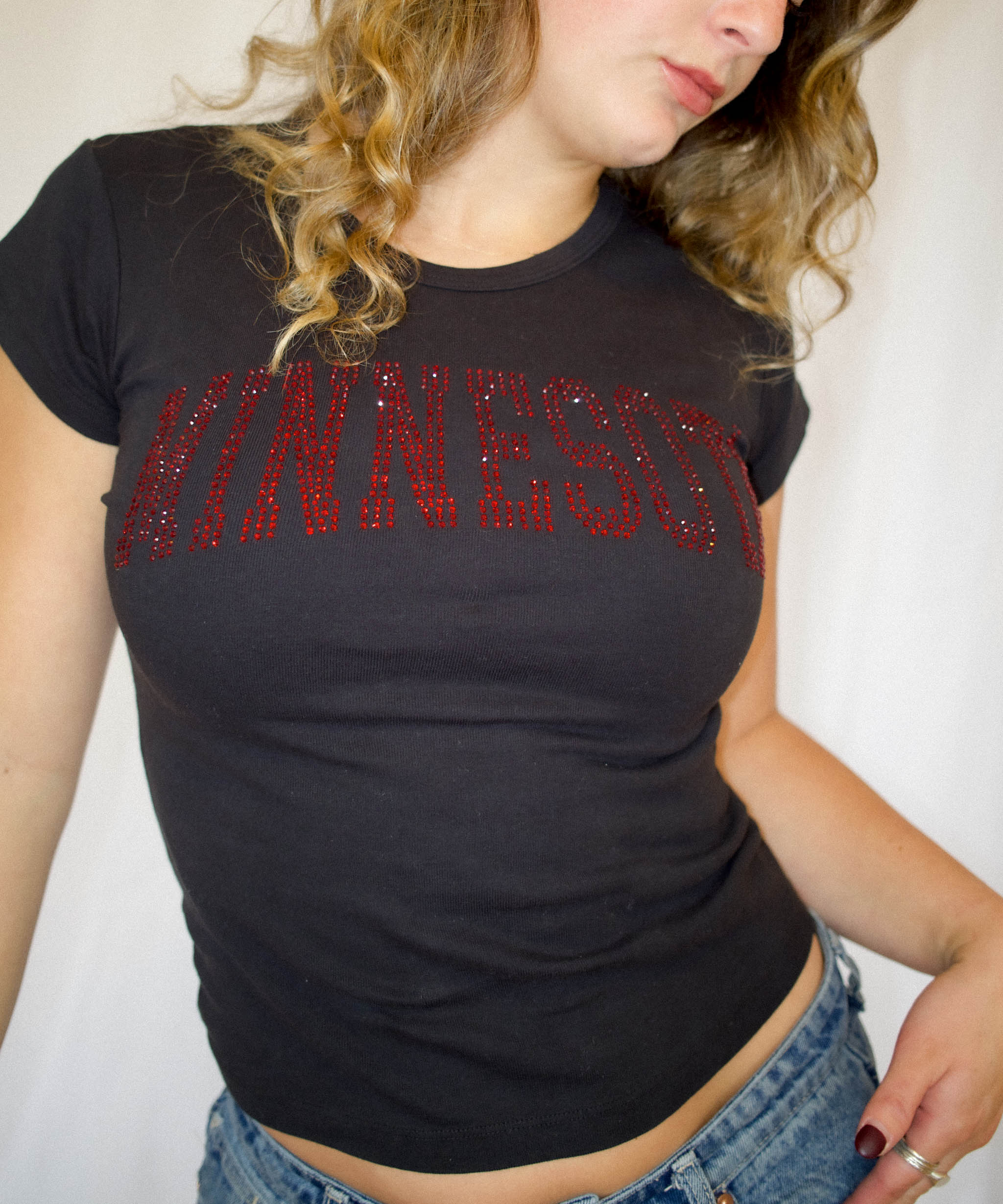 Minnesota Rhinestone Heritage Tee
