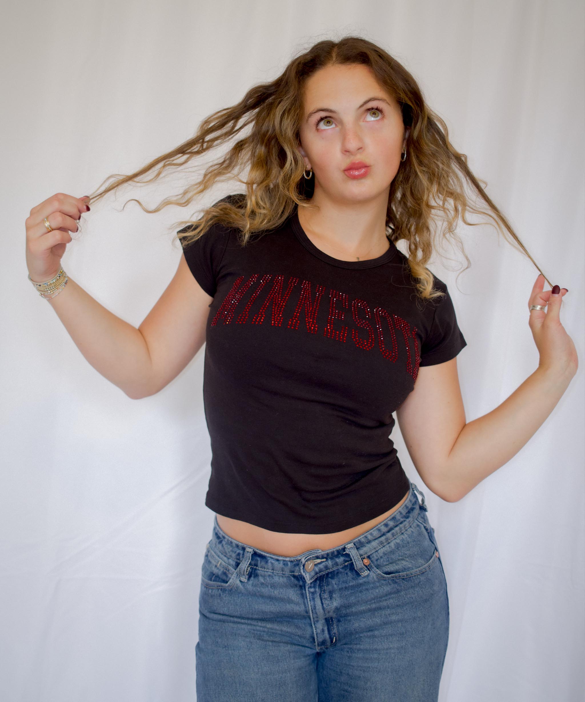 Minnesota Rhinestone Heritage Tee