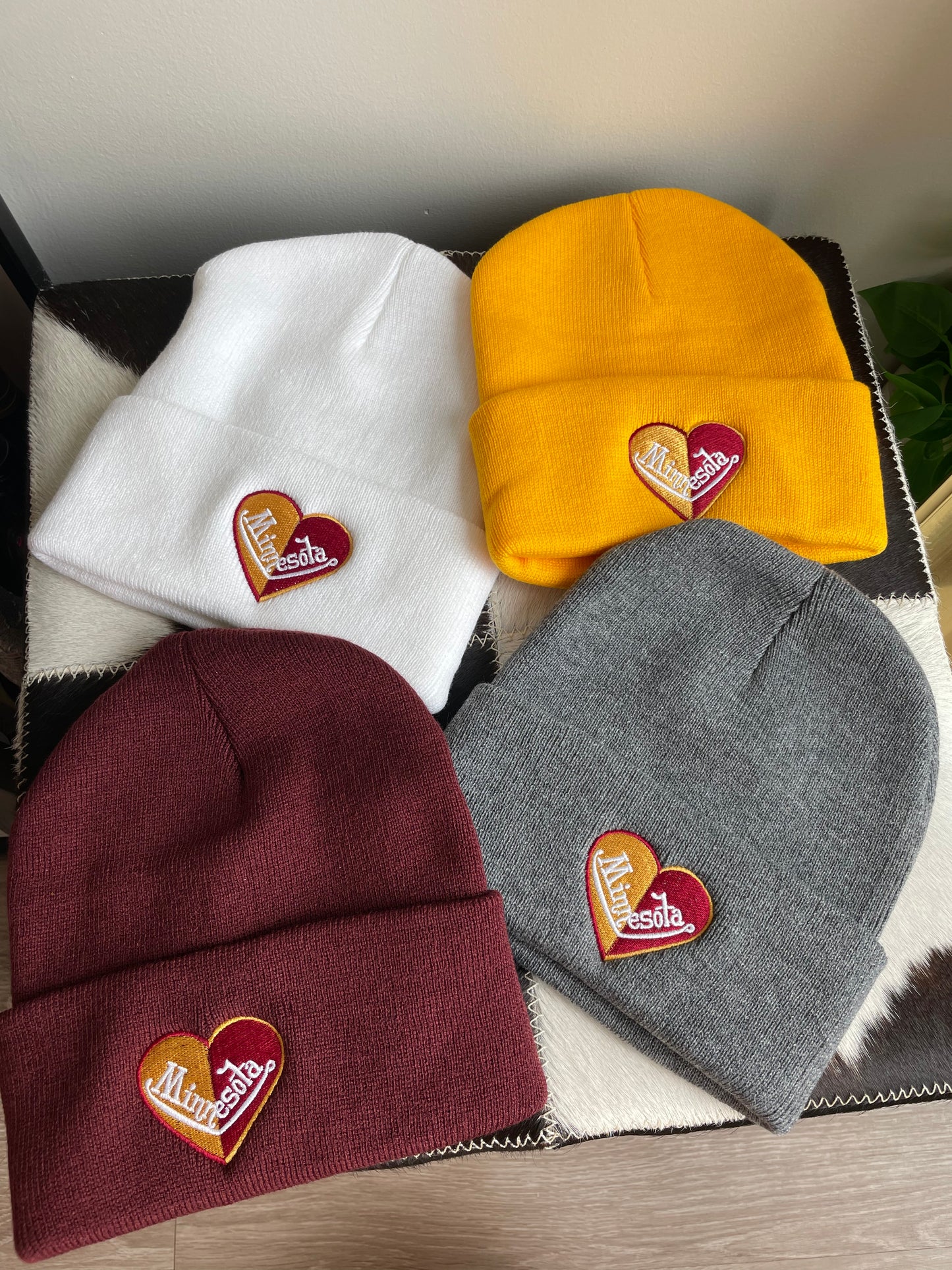 Minnesota Split Heart Beanie