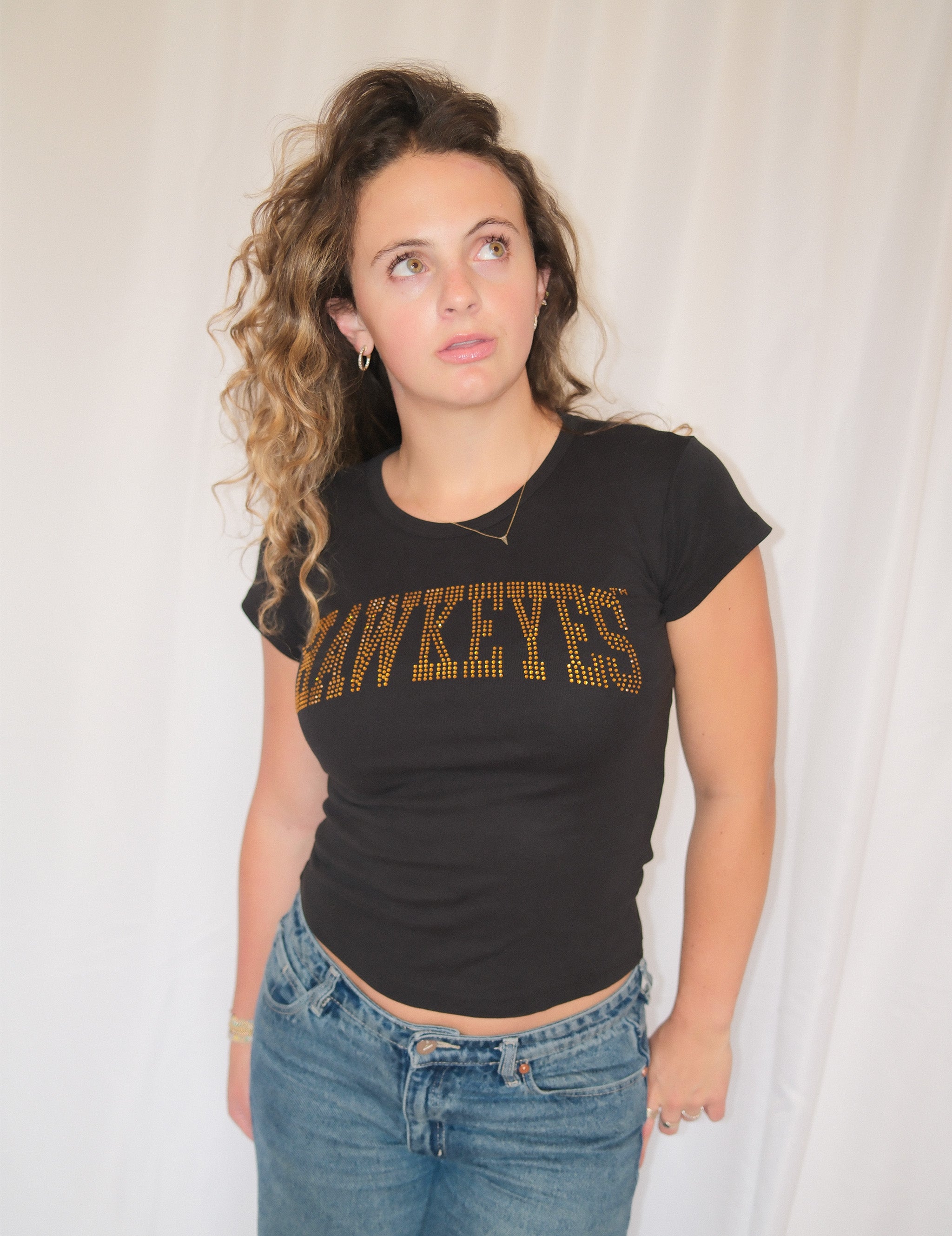 Hawkeyes Rhinestone Heritage Tee