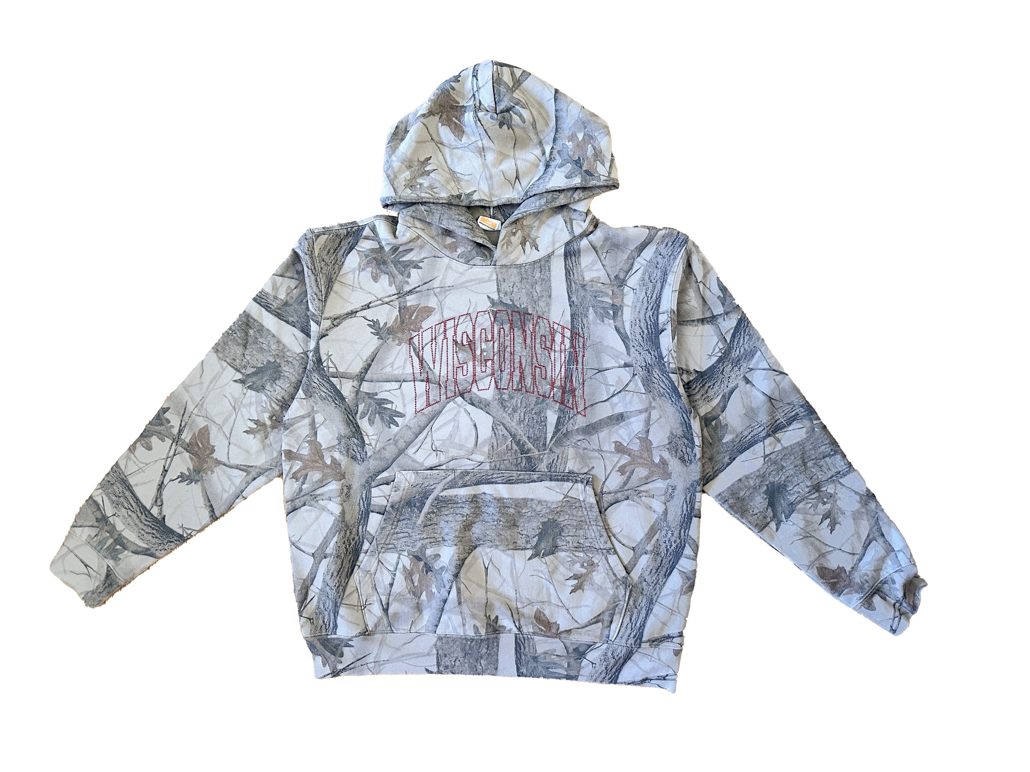 Wisconsin Rhinestone Camo Hoodie – Recess Apparel