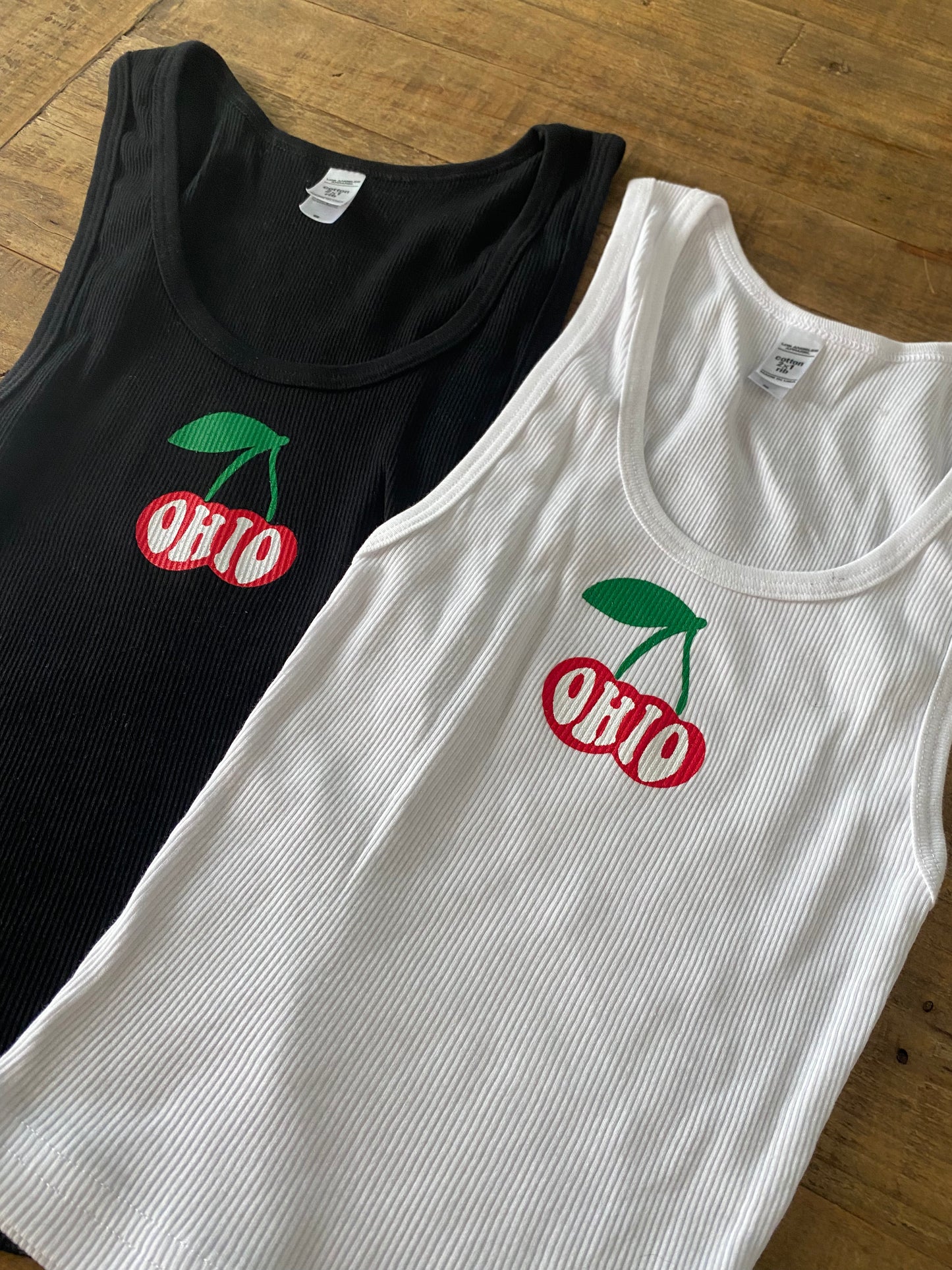 Ohio Cherries Ribbed Tank