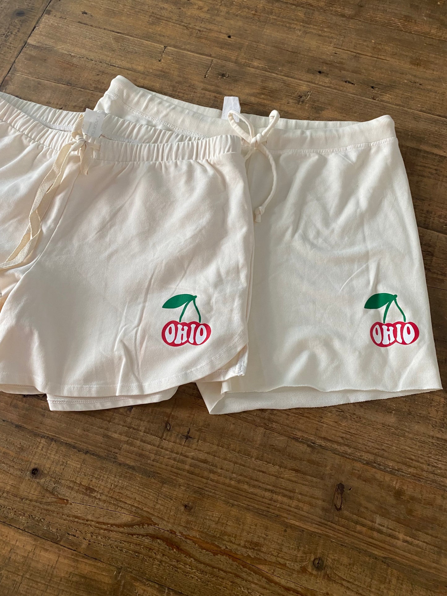 Ohio Cherries Baby Terry Shorts