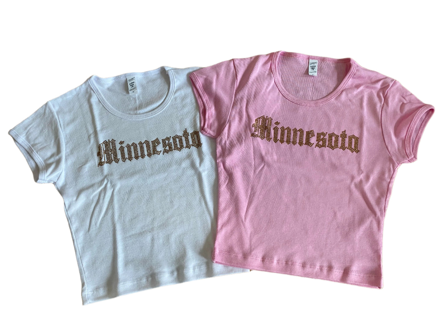 Minnesota Rhinestones Baby Tee