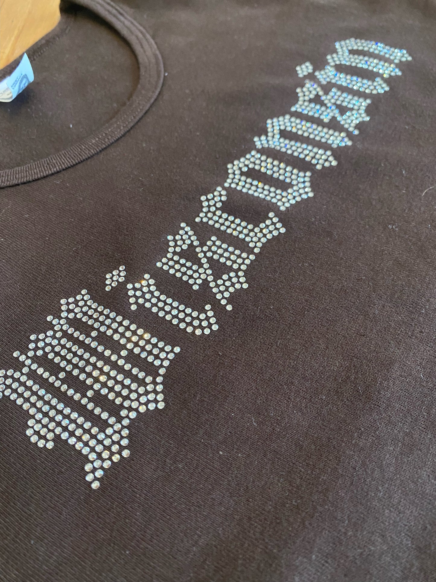 Wisconsin Rhinestone Baby Tee