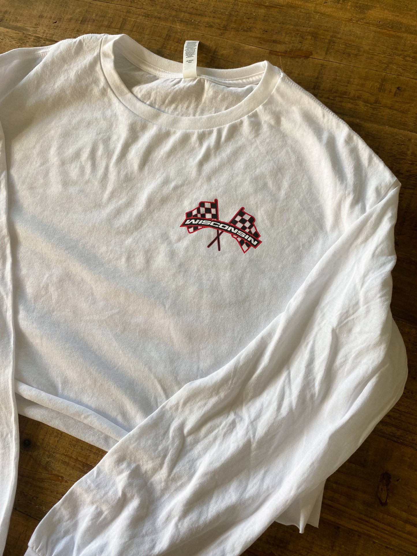 Wisconsin Race Team Crop Long Sleeve