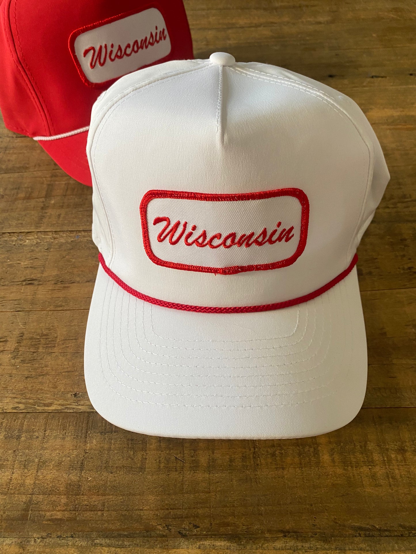 Wisconsin Name Plate Rope Hat