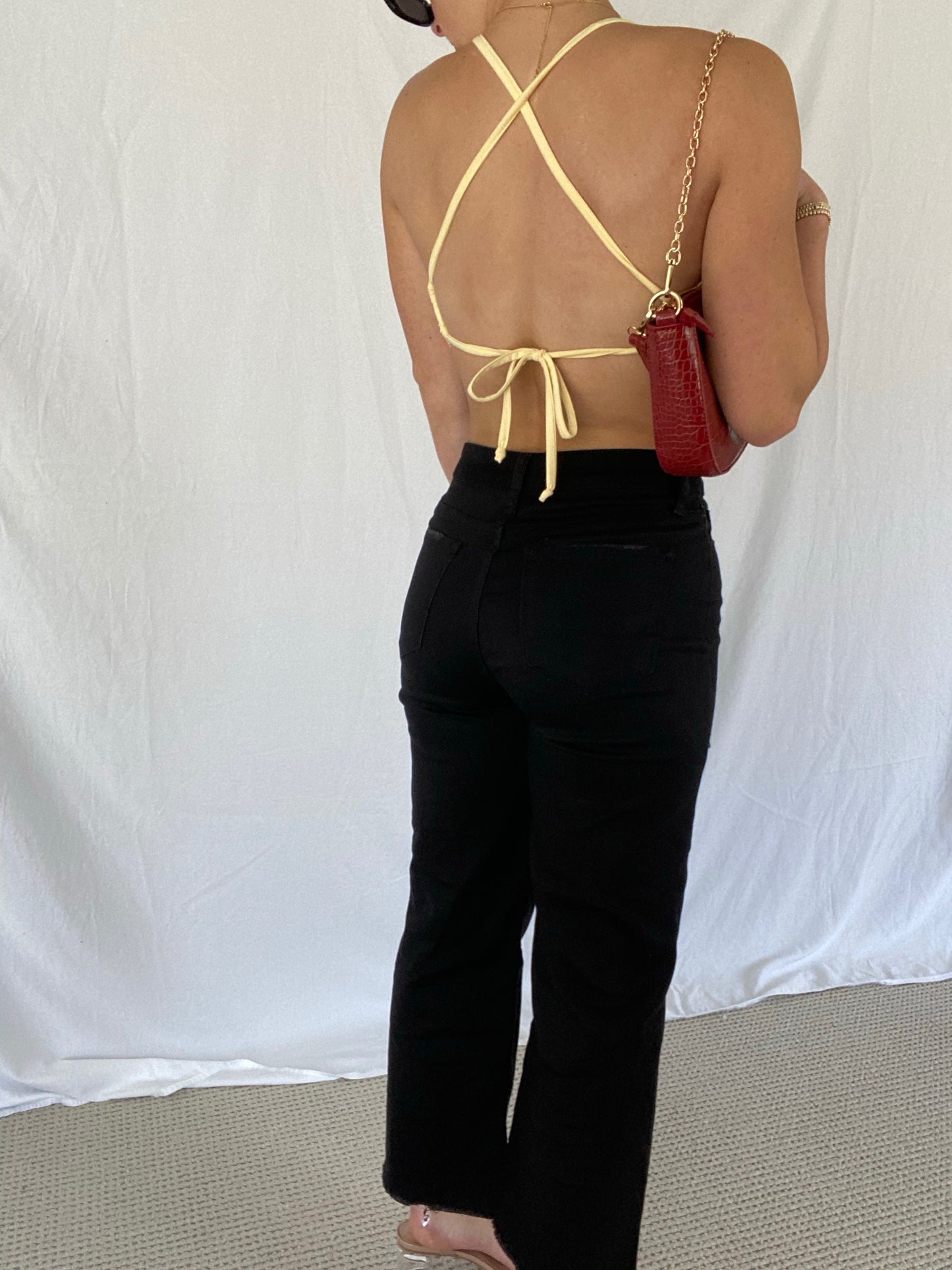 Lemon Bandana Top - Recess Apparel LLC