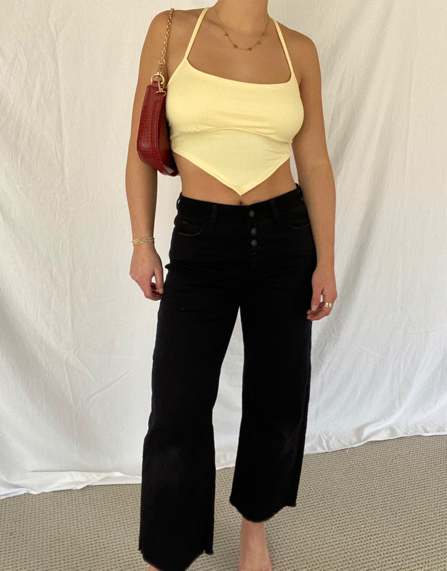 Lemon Bandana Top - Recess Apparel LLC