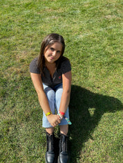 Wisconsin Striped Collared Button Down - Recess Apparel LLC