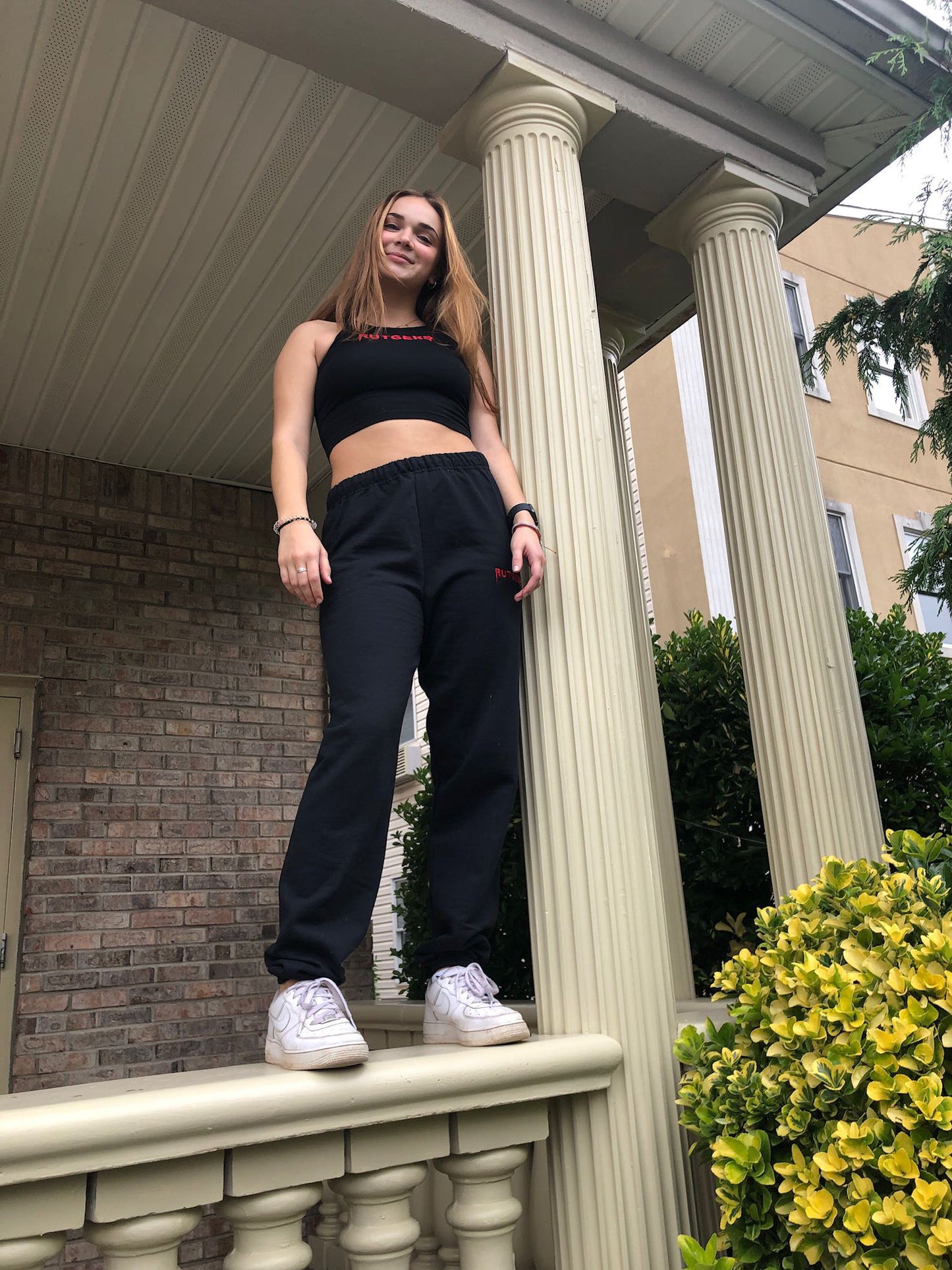 Rutgers Embroidered Sweatpants - Recess Apparel LLC