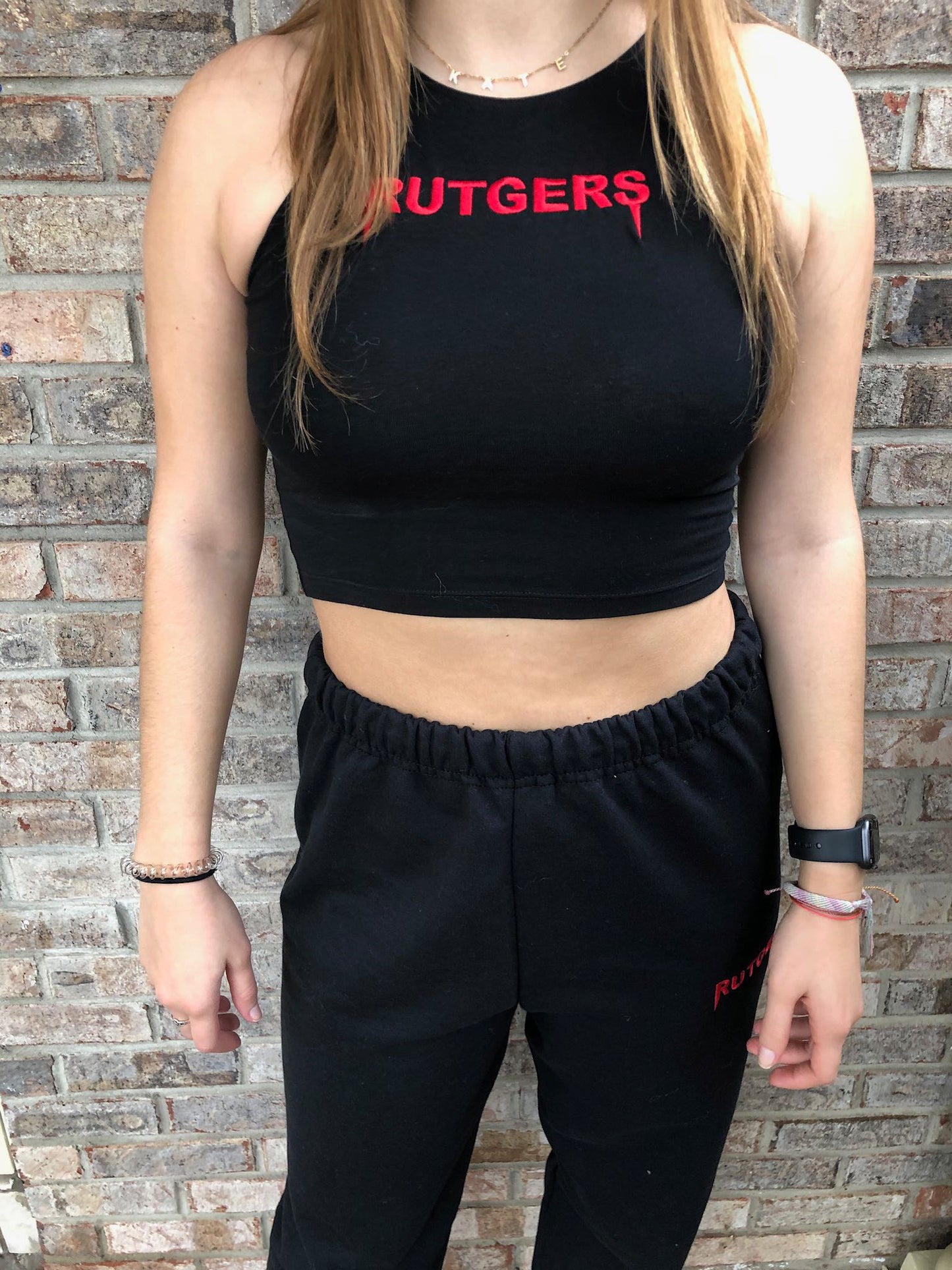 Rutgers High Neck Tank - Recess Apparel LLC