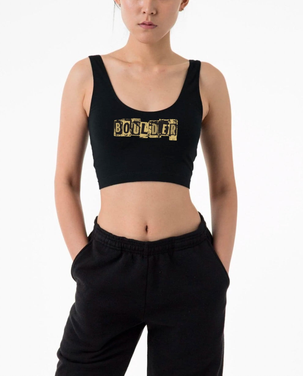 Boulder Ransom Crop Spandex Tank