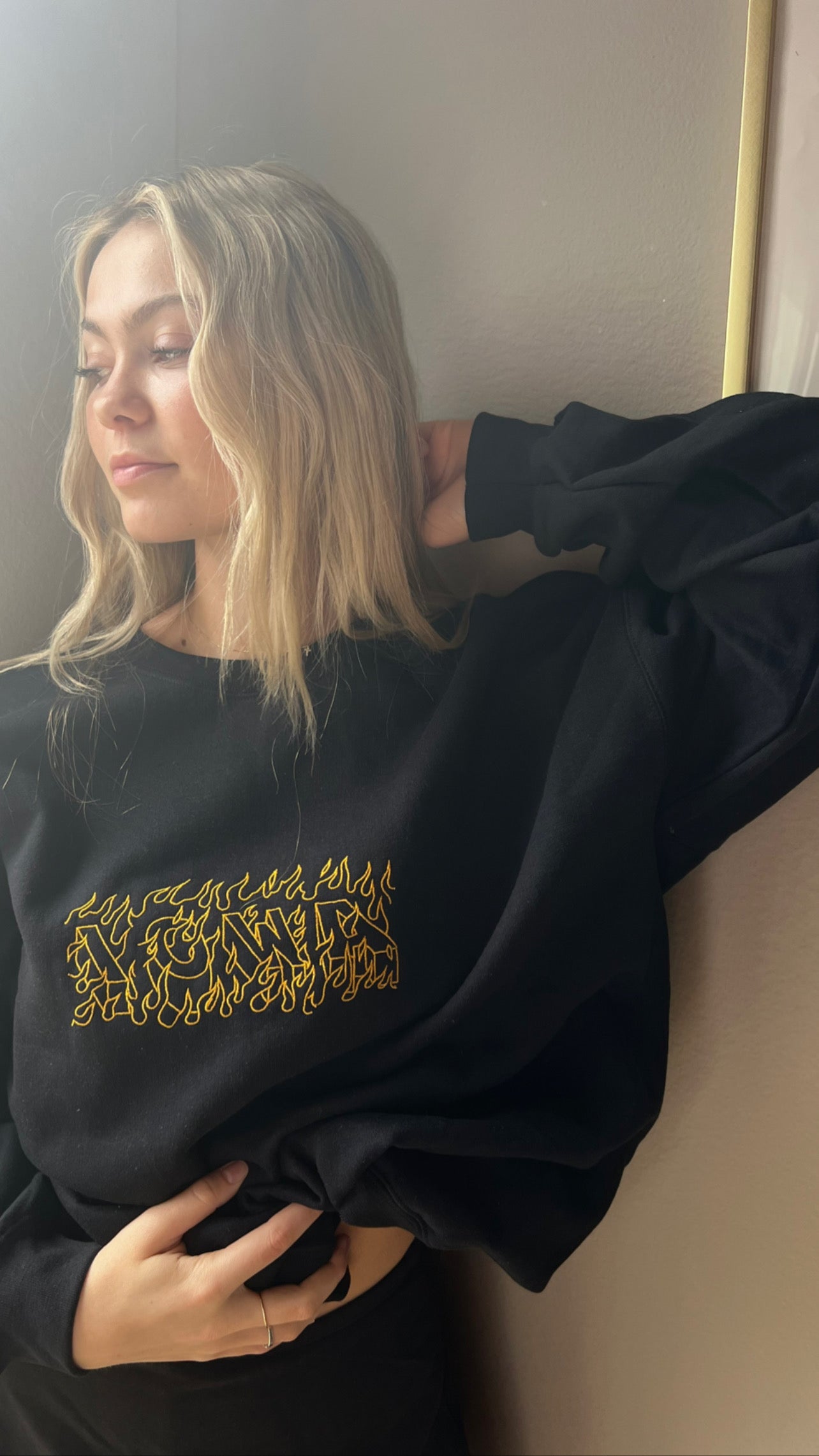Iowa on Fire Crew Sweatshirt