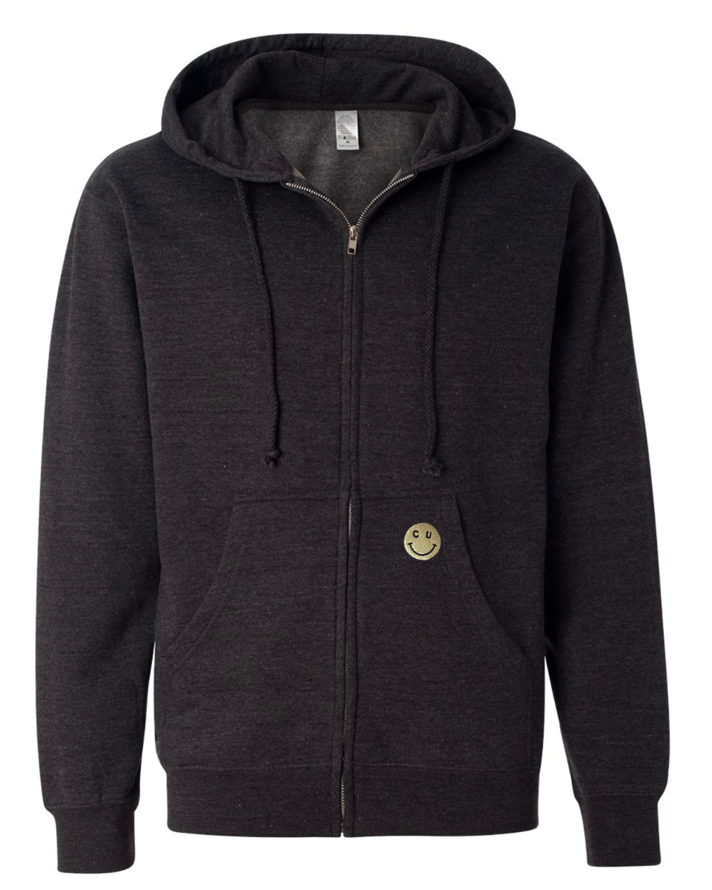 CU Smiley Full Zip Hoodie - Recess Apparel LLC
