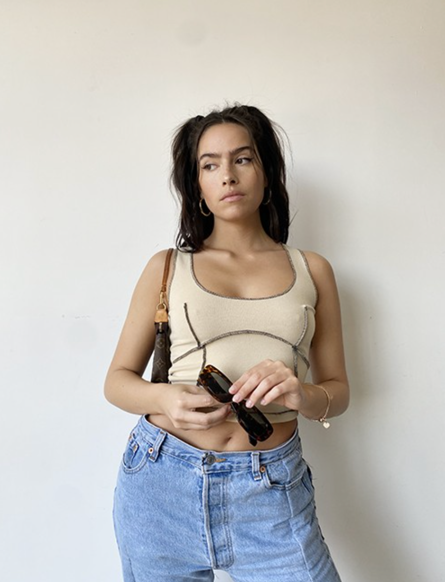 Exposed Stitched Tank