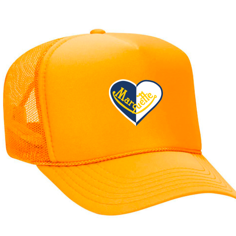 Marquette Split Heart Trucker Hat