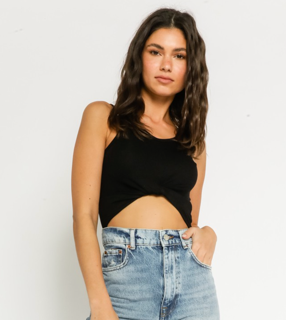 Rib Twist Tank