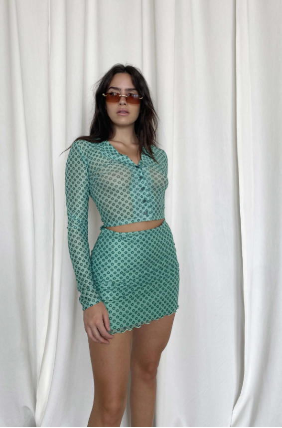 Daisy Days Mini Skirt