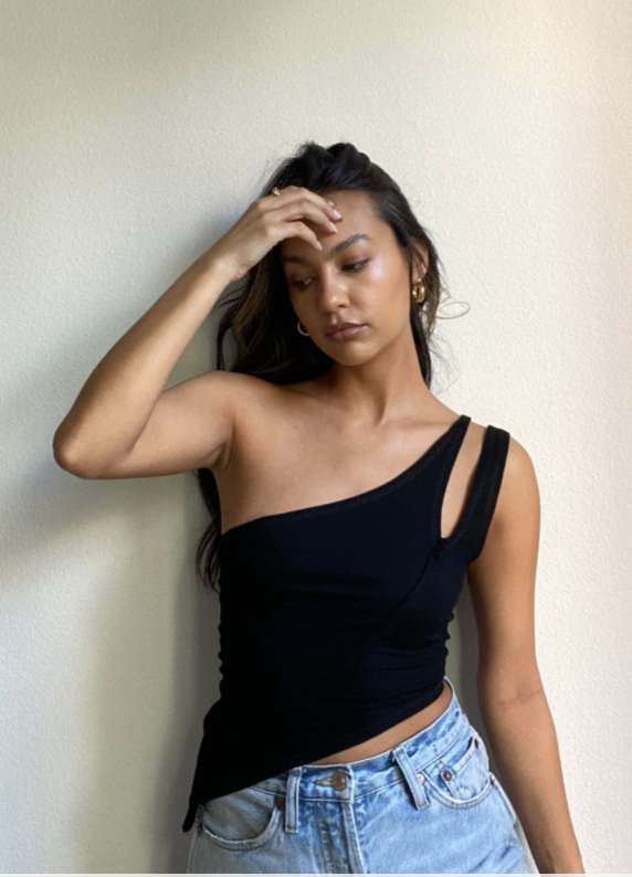 Maxine One Shoulder Tank