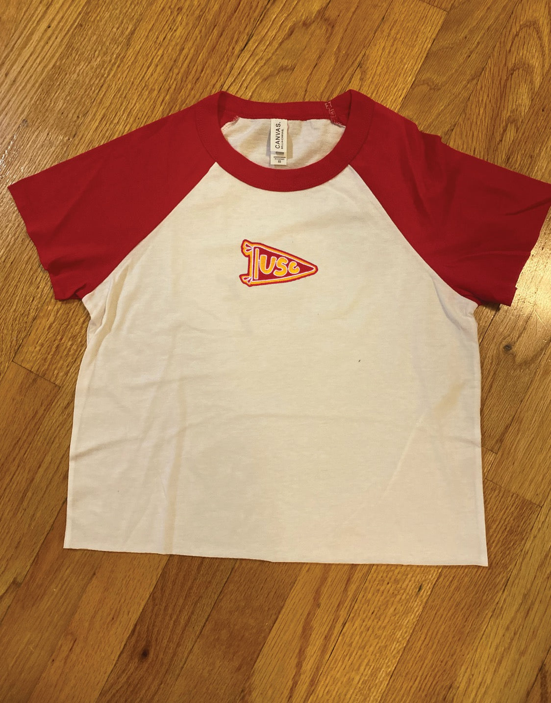 USC Patch Baseball Tee