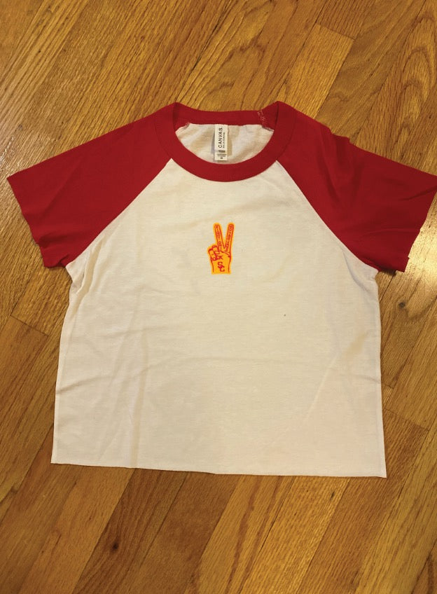 USC Patch Baseball Tee