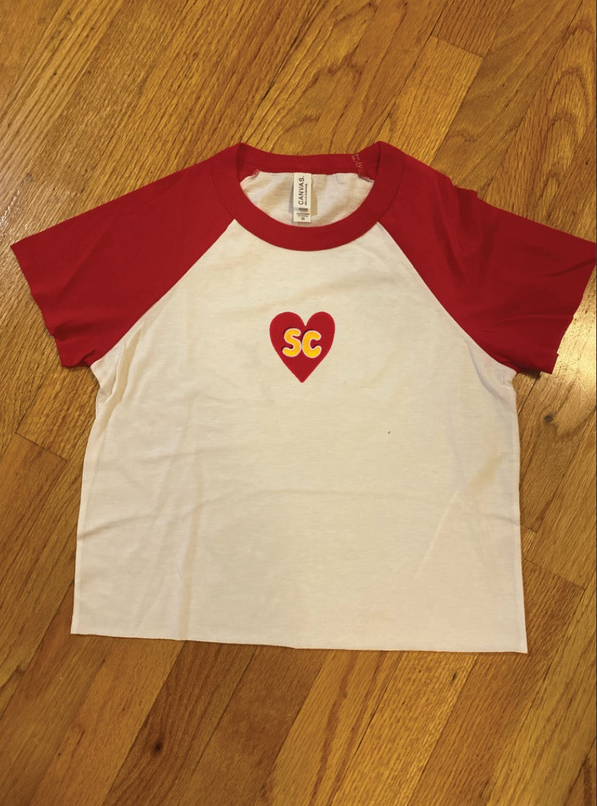 USC Patch Baseball Tee